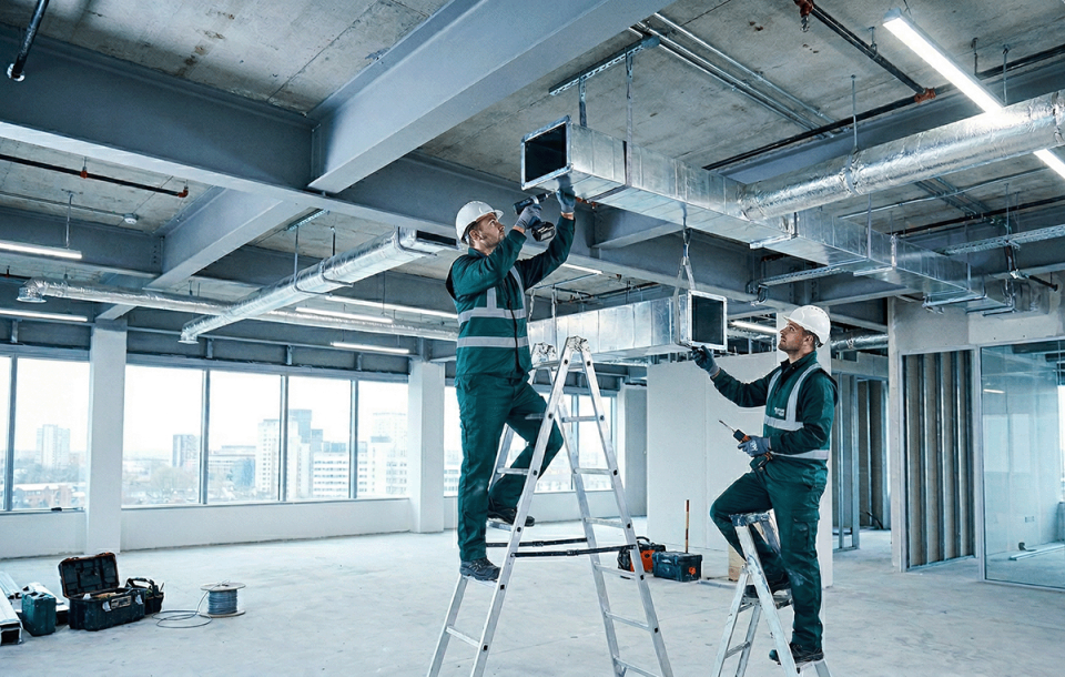 Монтаж вентиляции