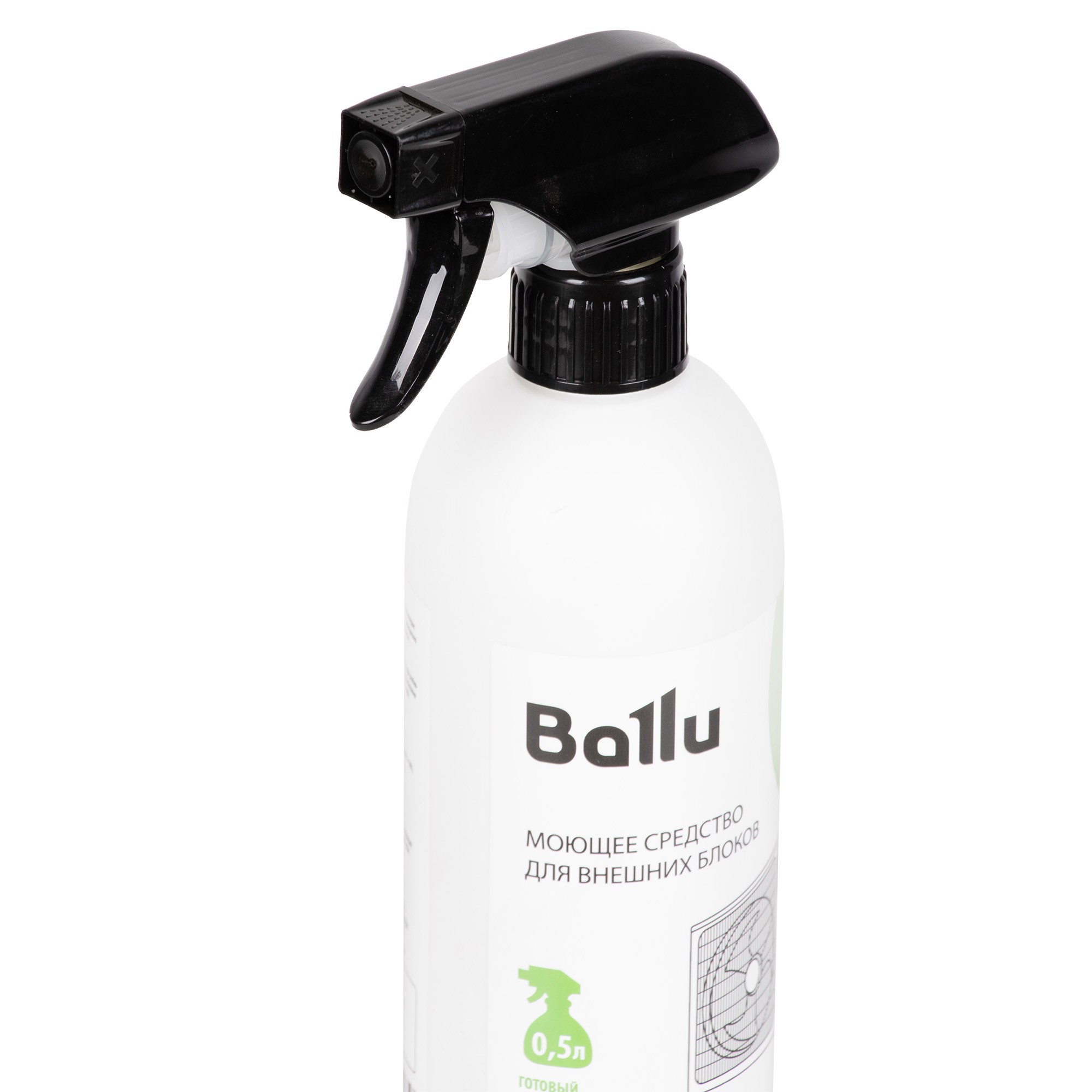 Средство моющее Ballu для внешних блоков, готовый раствор 0,5 л