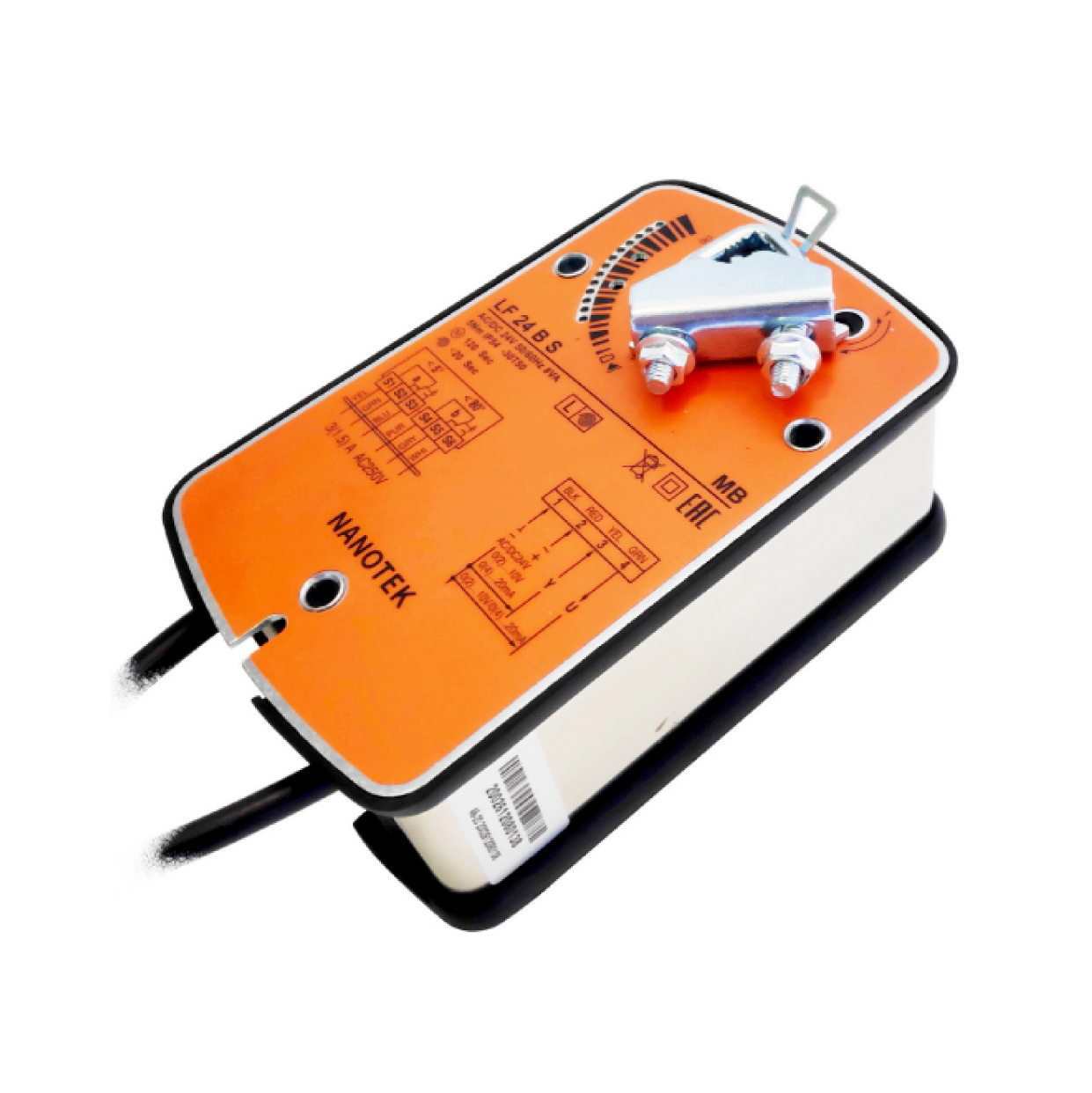 Электропривод NANOTEK LF 24 BS без переключателей (5 Нм)