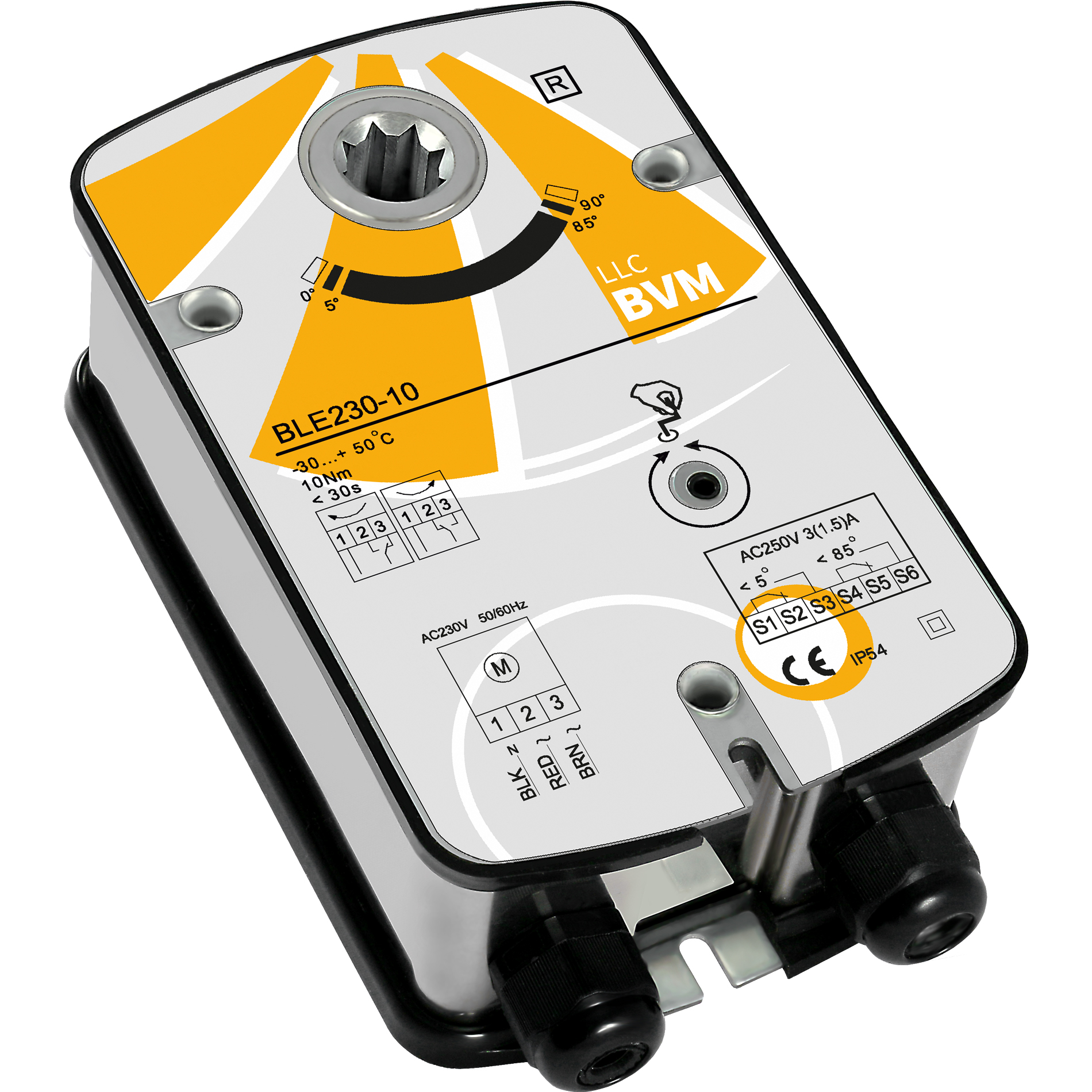 Электропривод BVM BLE230-10 (10 Нм)
