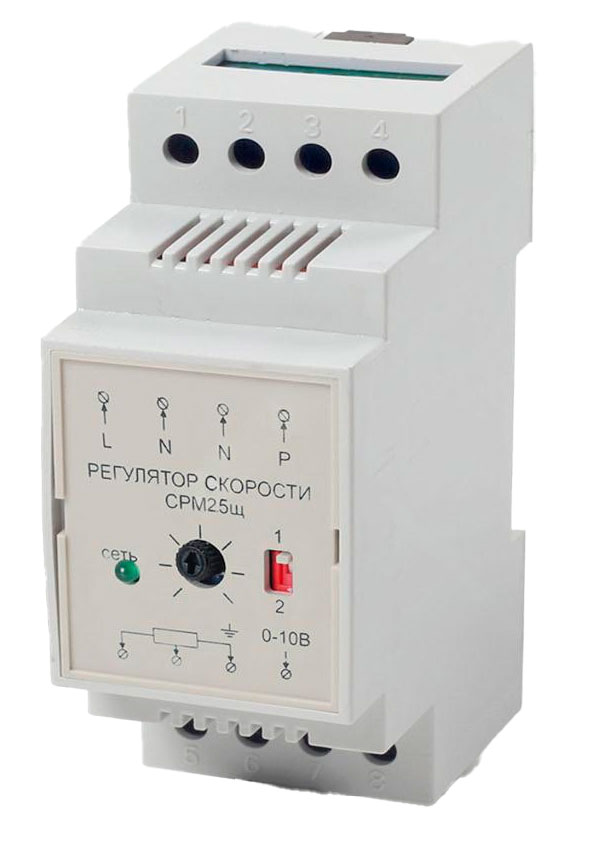 Симисторный регулятор скорости SRM-D 2,5A щитовой