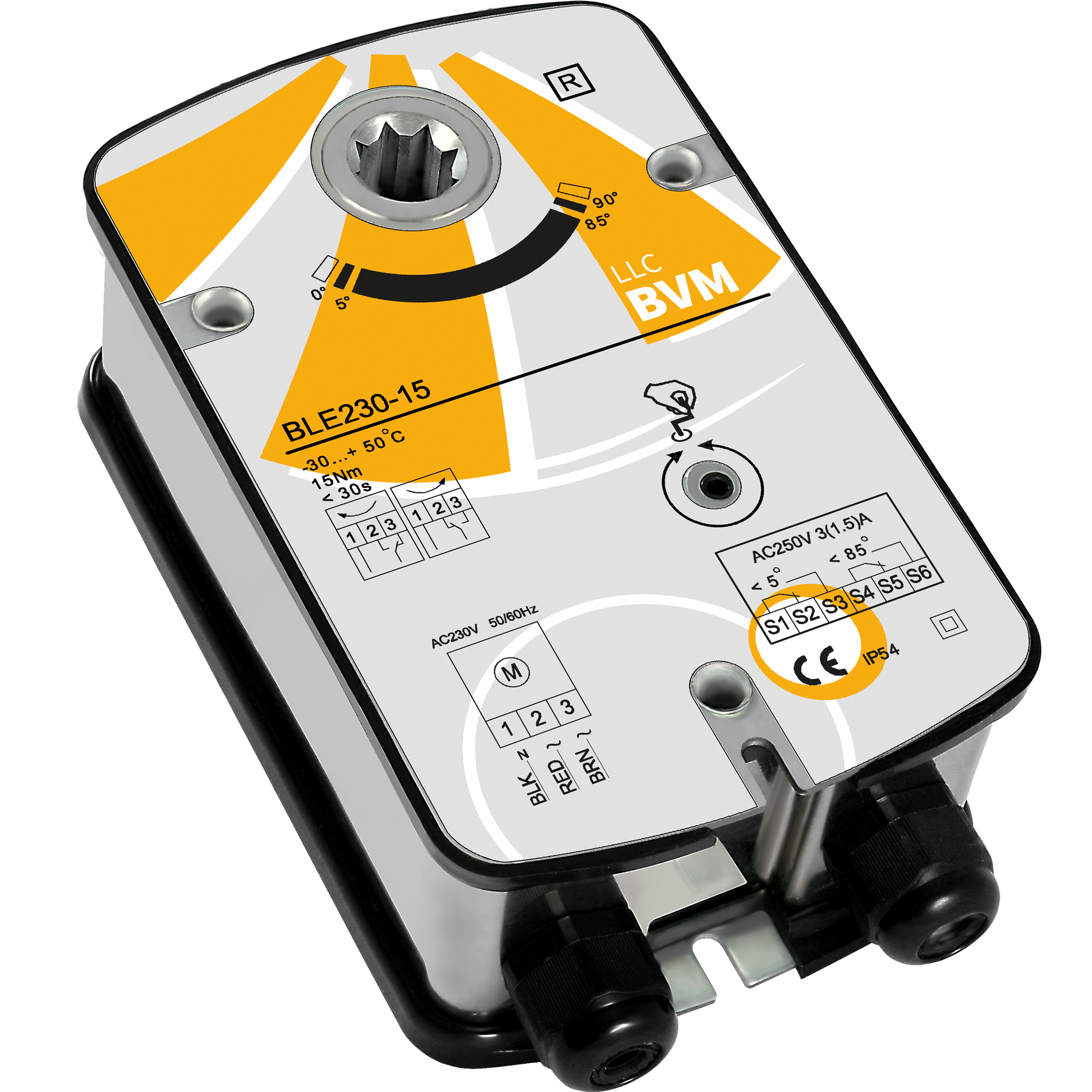 Электропривод BVM BLE230-15 (15 Нм)